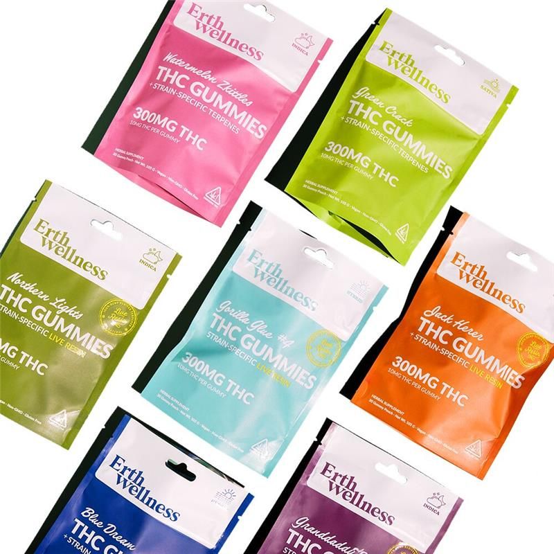 ERTH D9 THC Gummies (300mg 30ct pouch) thumbnail